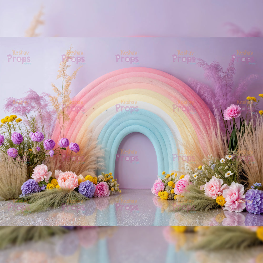 Rainbow Theme Backdrop (4984)