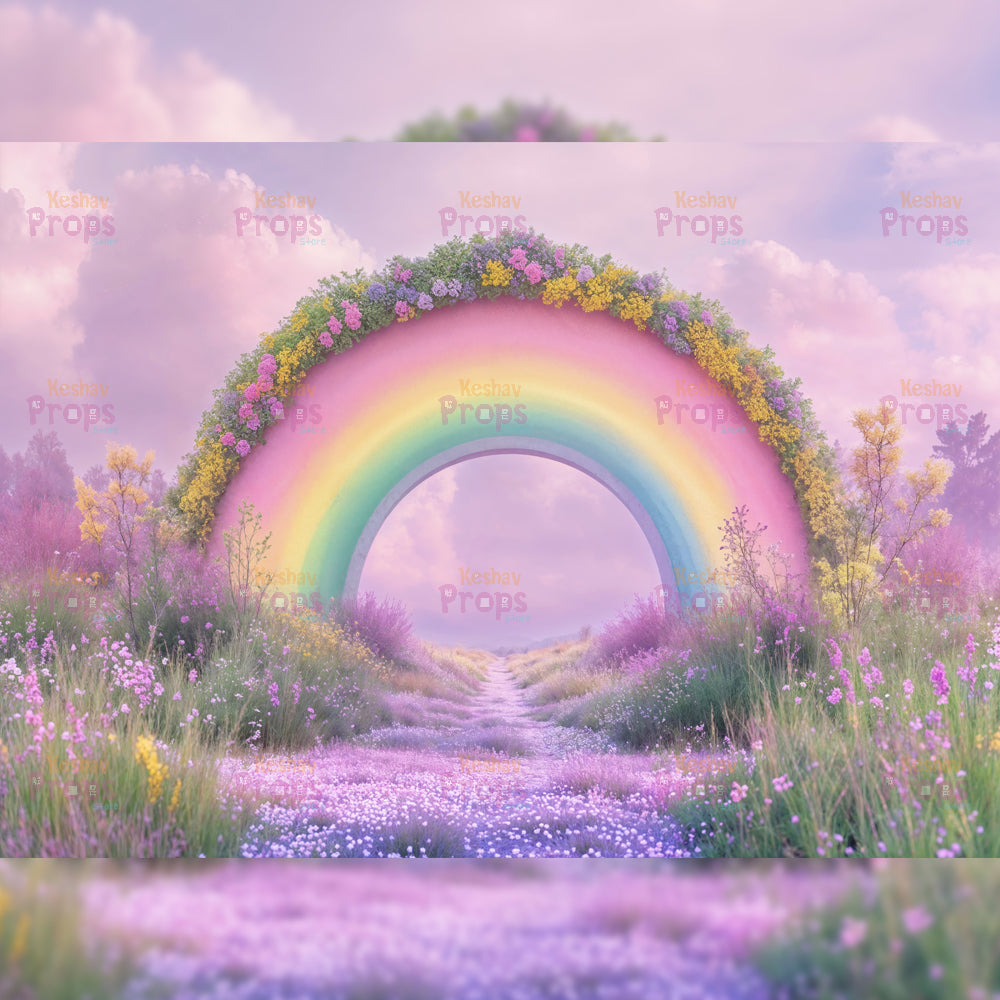 Rainbow Theme Backdrop (4985)