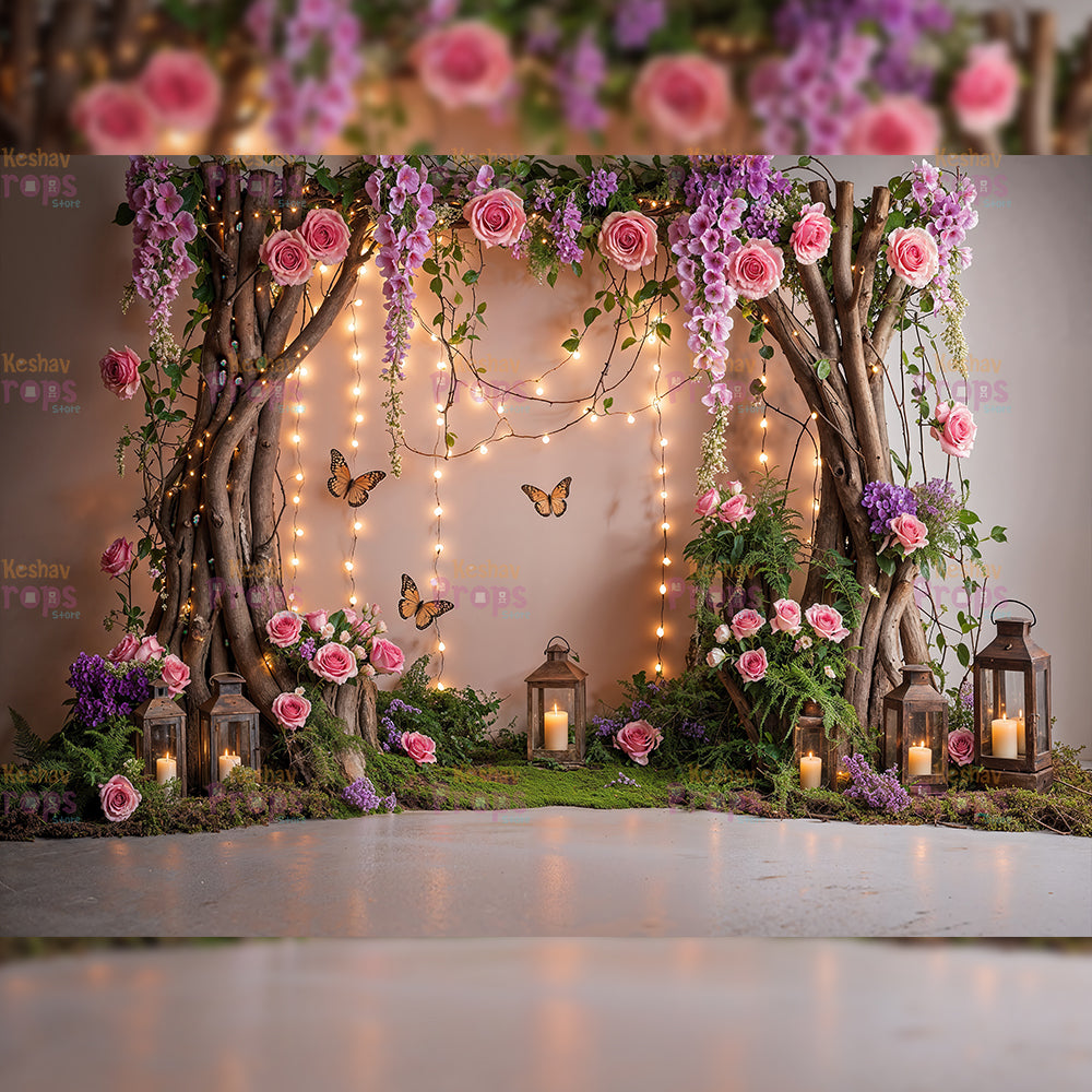 Flower Theme Backdrop (5116)