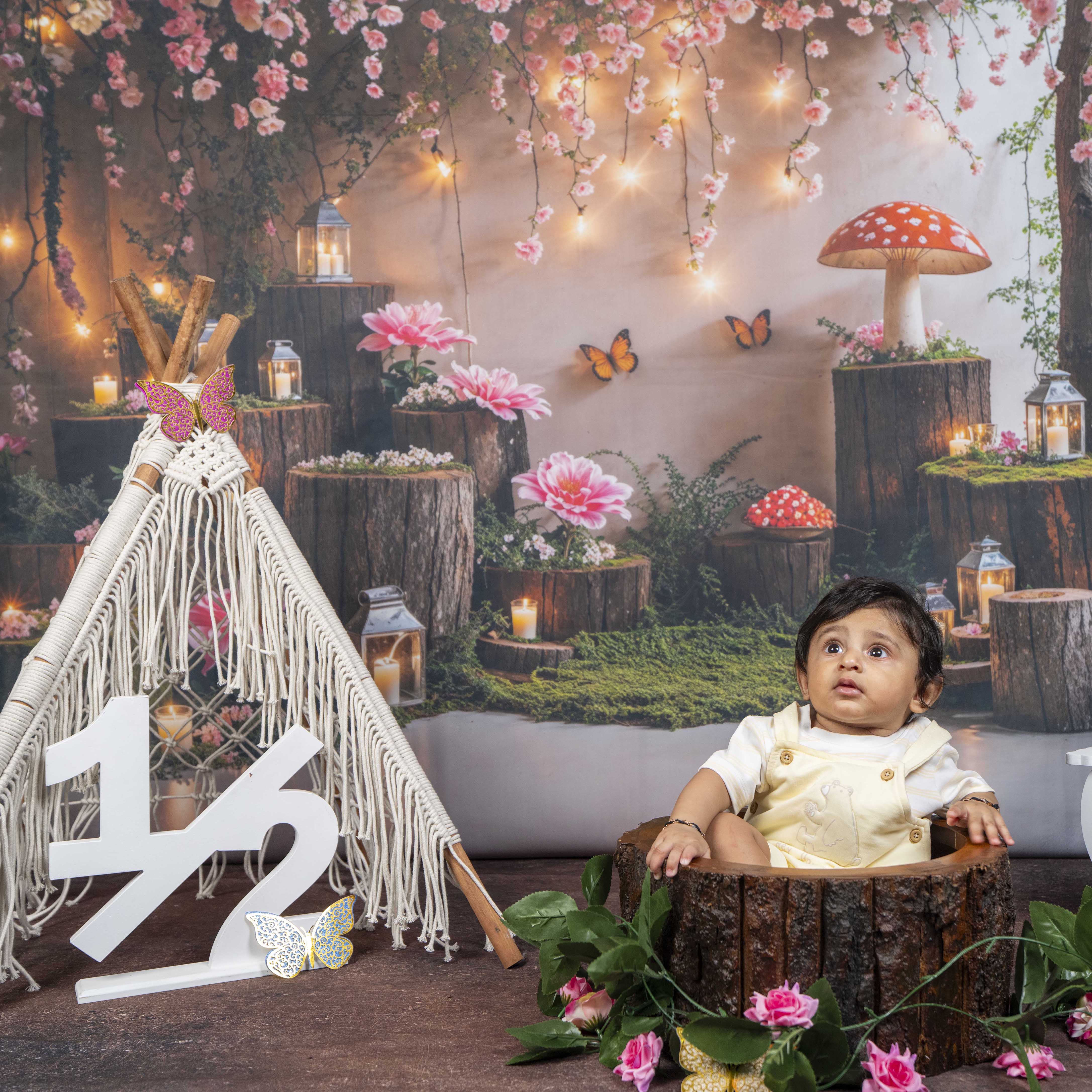 Flower Theme Backdrop (5118)