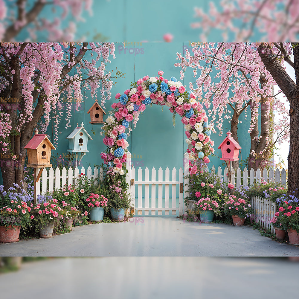 Flower Theme Backdrop (5129)