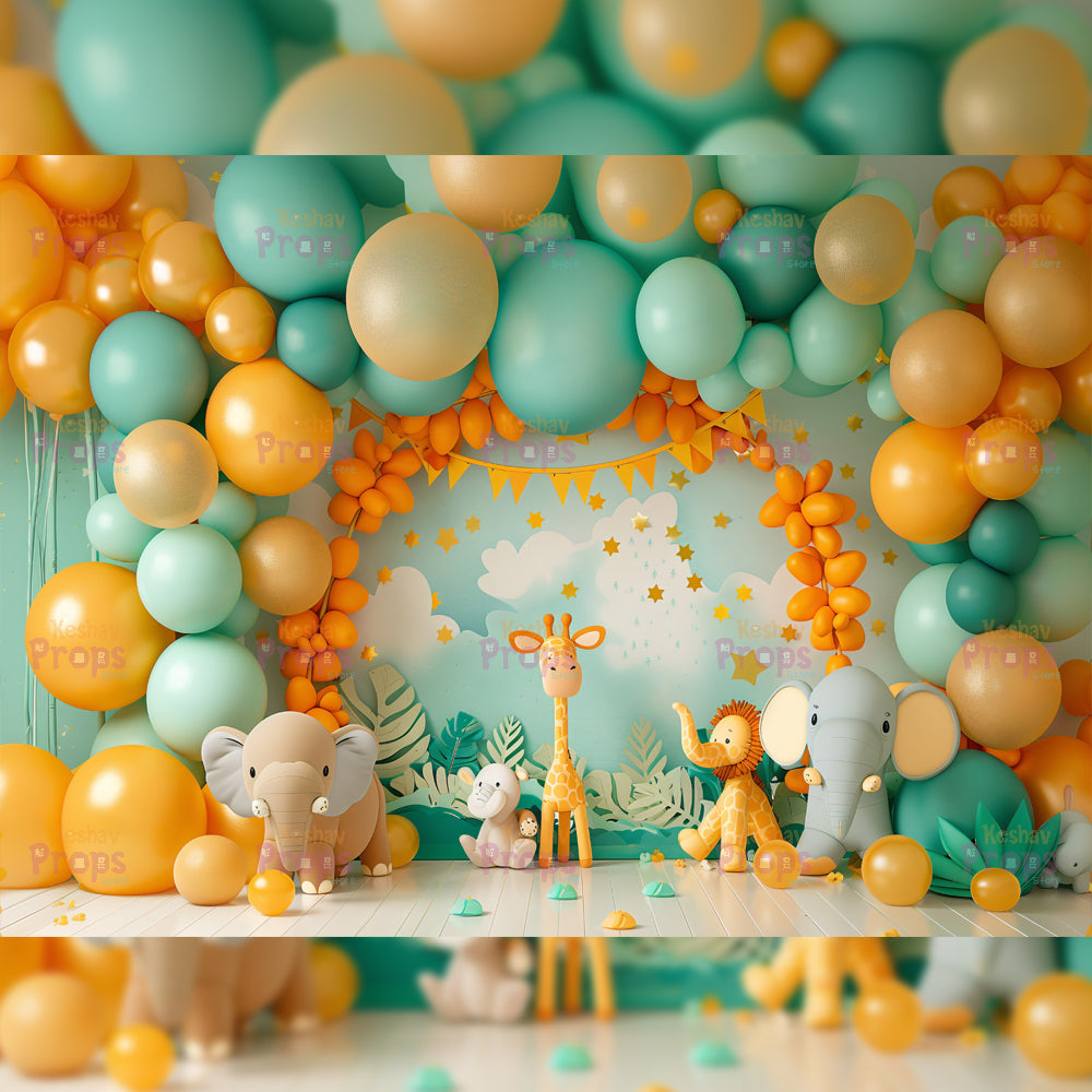 Balloon Theme Backdrop (5133)