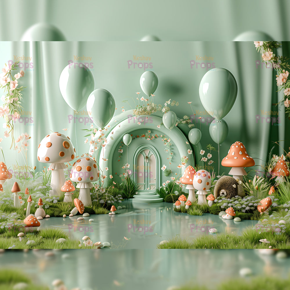 Jungle Theme Backdrop (5140)