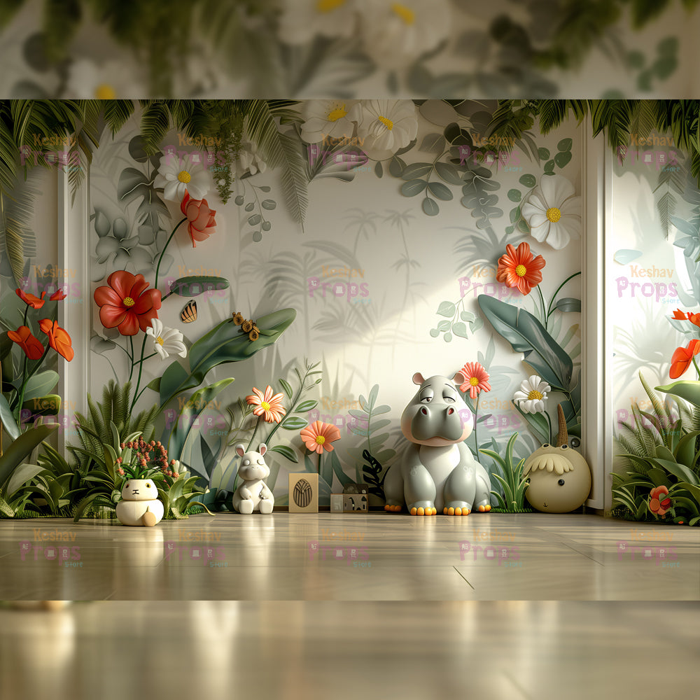 Jungle Theme Backdrop (5143)