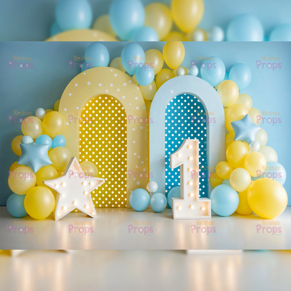 Balloon Theme Backdrop (5190)