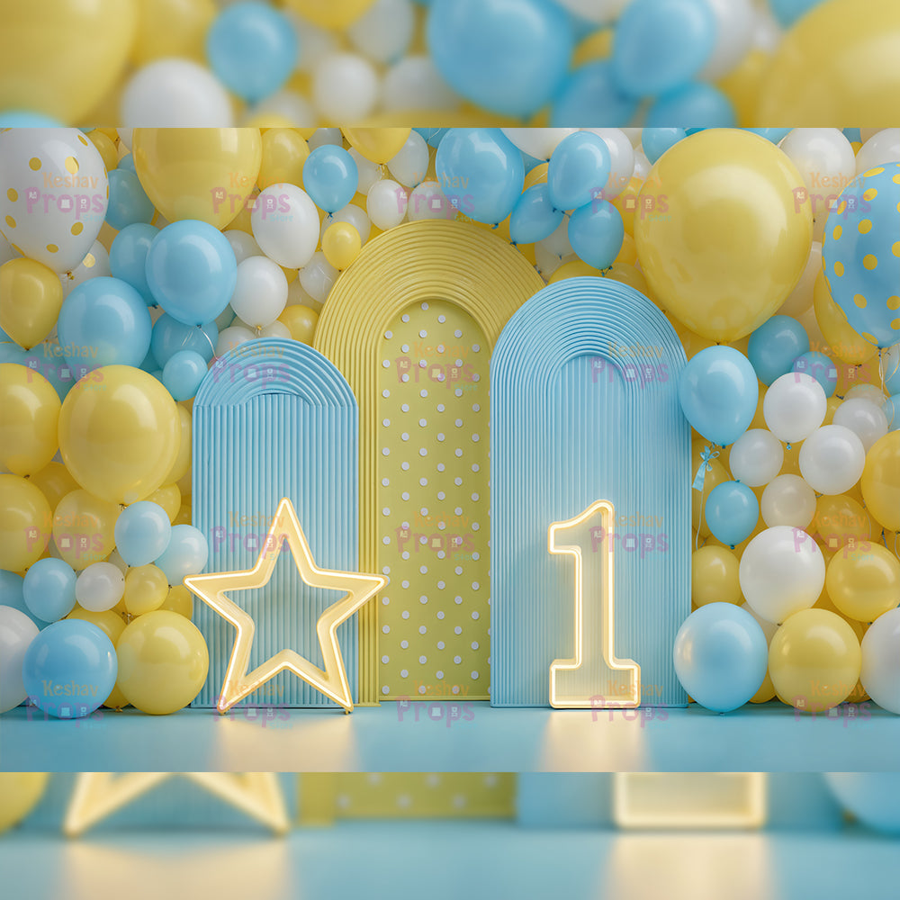 Balloon Theme Backdrop (5195)