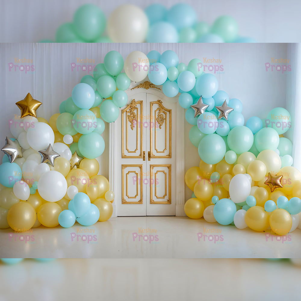 Balloon Theme Backdrop (5197)