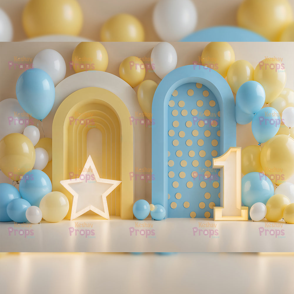 Balloon Theme Backdrop (5199)