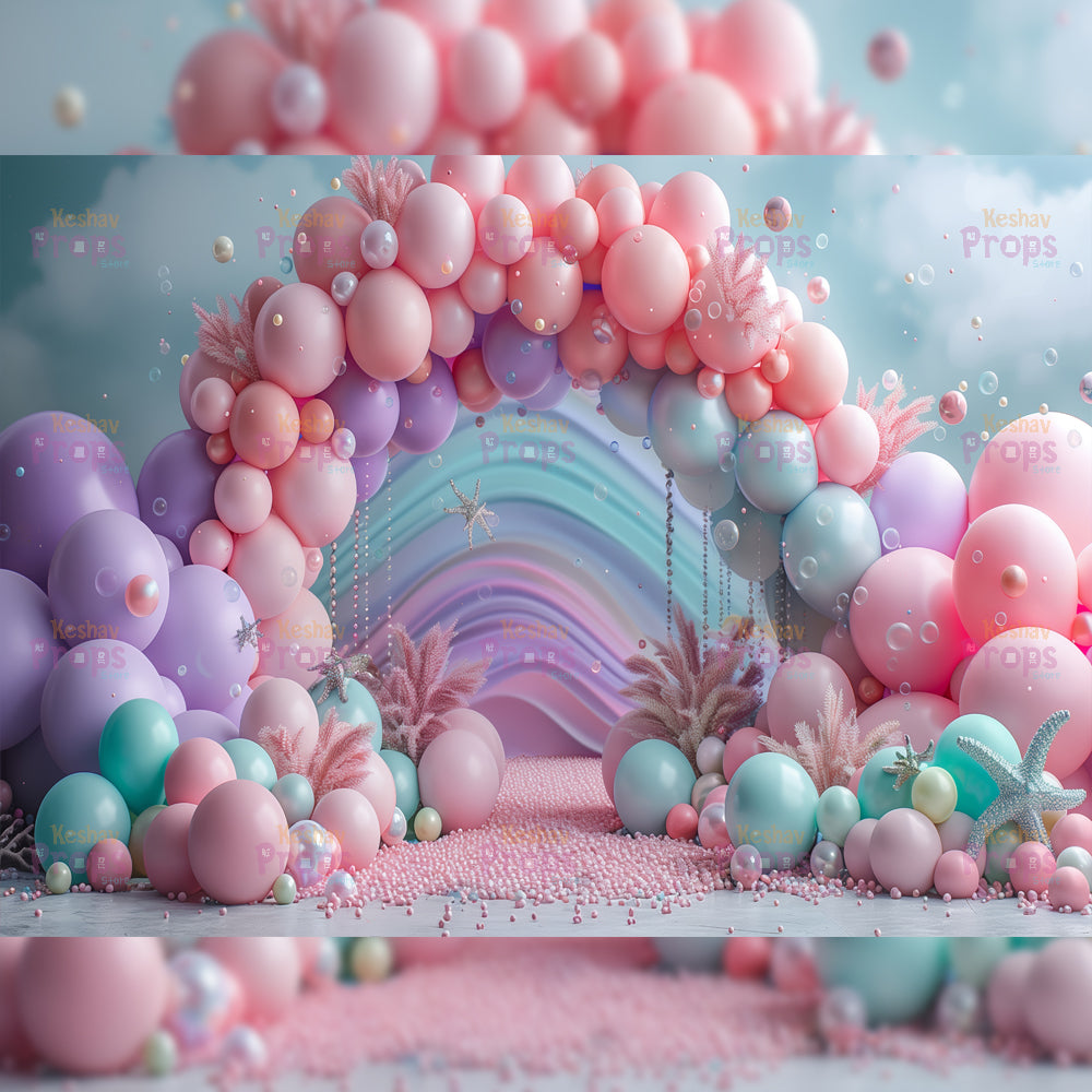 Mermaid Theme Backdrop (5233)