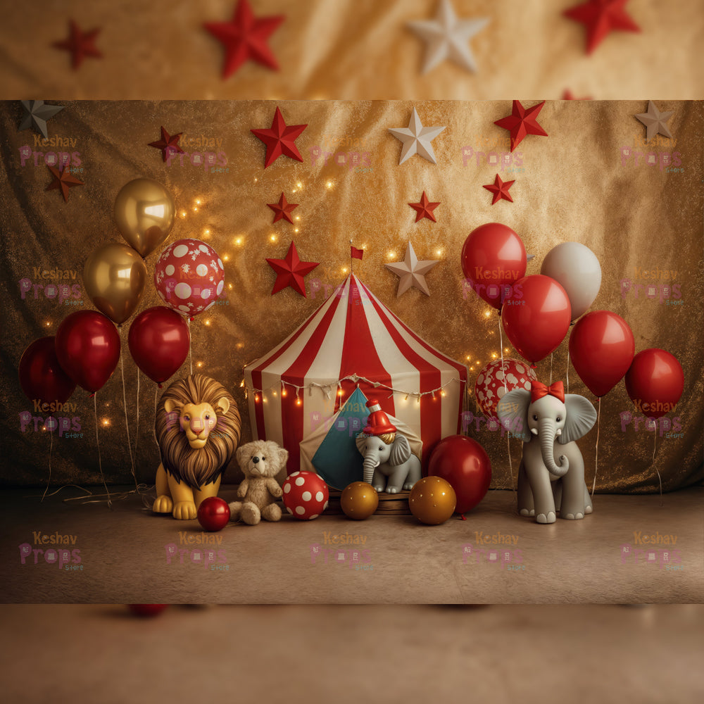 Circus Theme Backdrop (5245)