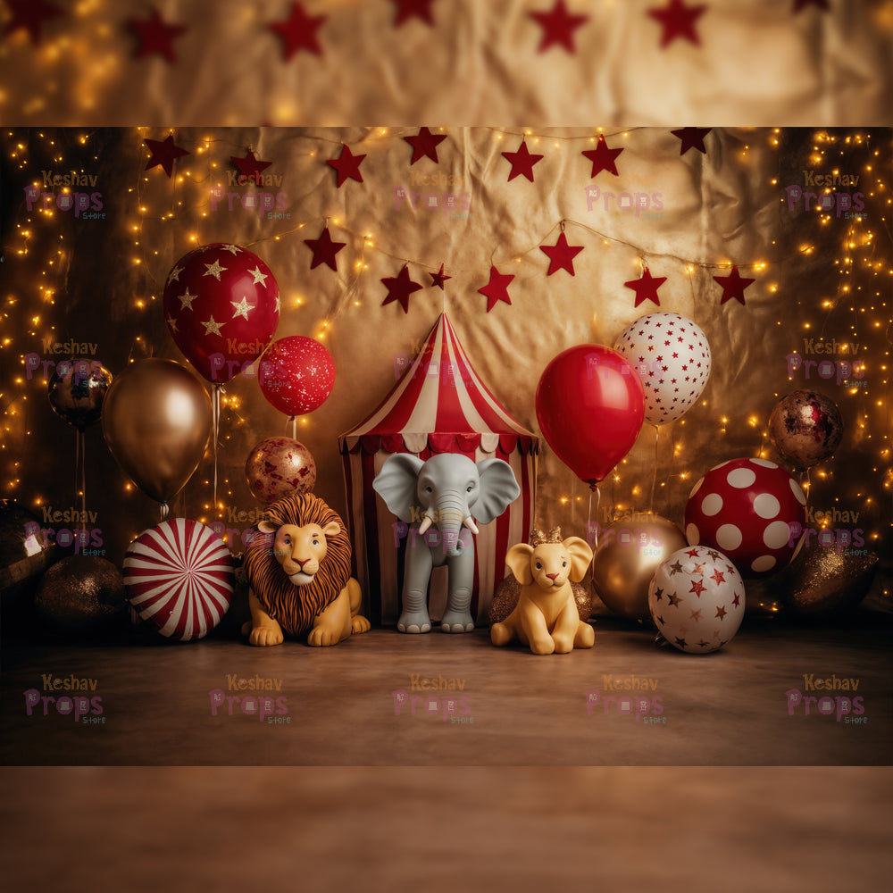 Circus Theme Backdrop (5248)