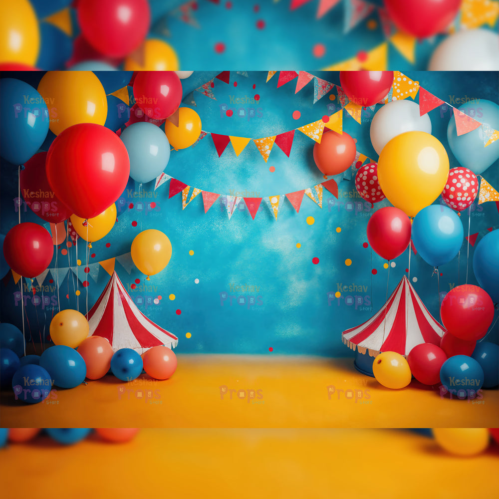 Circus Theme Backdrop (5254)