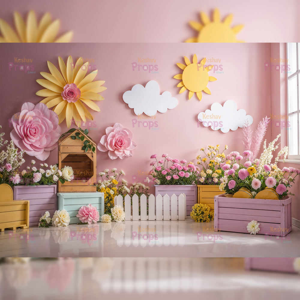 Honeybees Theme Backdrops (5389)