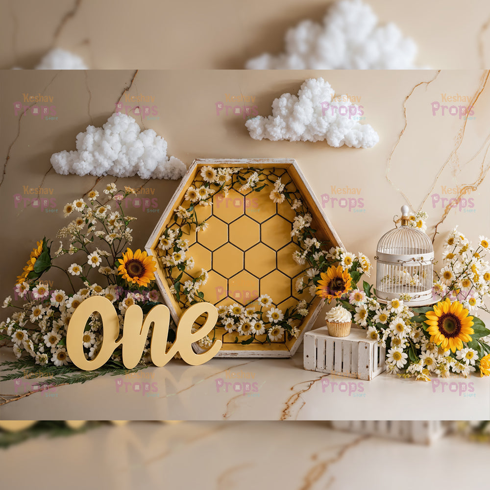 Honeybees Theme Backdrops (5392)