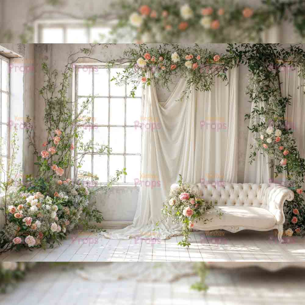 Flower Theme Backdrop (5438)