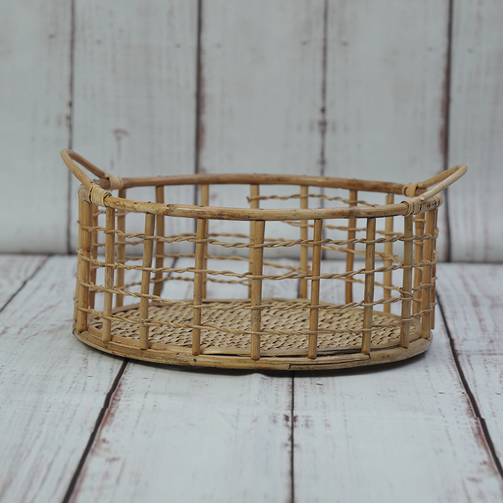 Wicker Farmers Basket