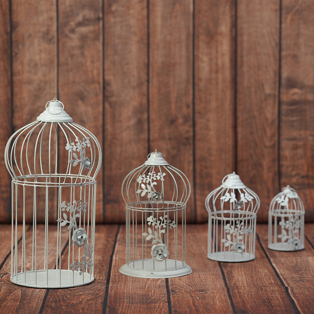 Metal Bird Cage Set of 4